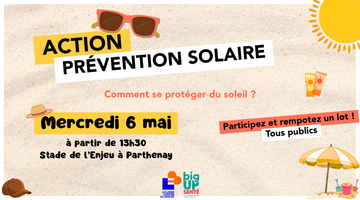 Action prévention solaire - Mercredi 6 mai 2026